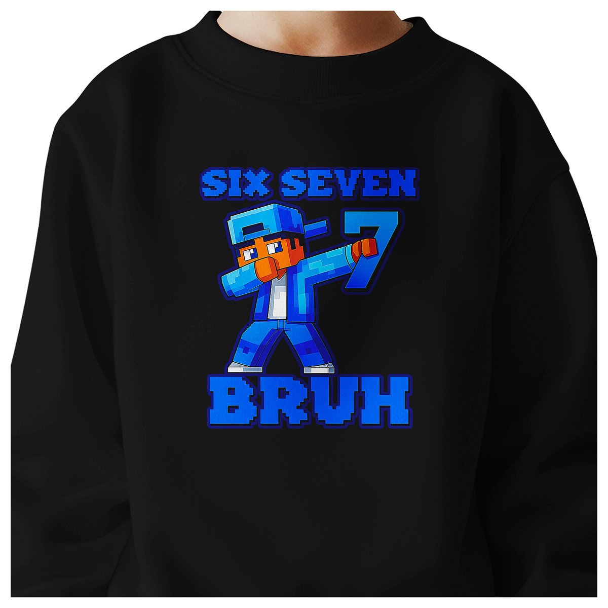 BLUZA DZIECIĘCA 67 SIX SEVEN BRUH DLA CHŁOPCA DZIEWCZYNKI 110-116