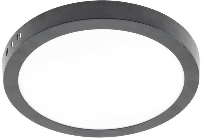 Lampa sufitowa GTV Oprawa LED natynkowa ORIS 24W IP20 3000K czarna