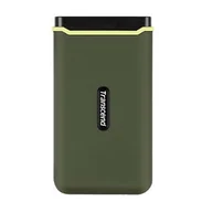 Dyski SSD - Dysk SSD Transcend ESD380C 2TB USB 3.1 Type-C 3D NAND TLC Military Green (TS2TESD380C) Zewnętrzny - miniaturka - grafika 1