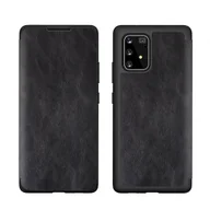 Etui i futerały do telefonów - Etui Leather Book iPhone 12 5,4" czarny /black - miniaturka - grafika 1