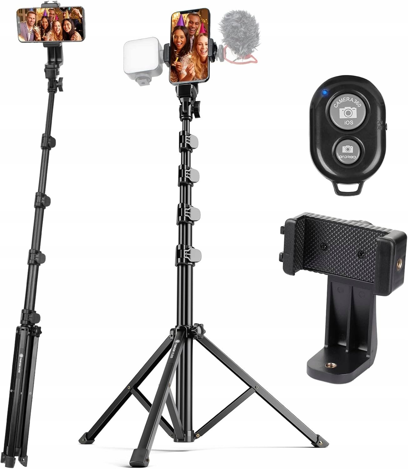 Statyw do Telefonu Tarion FL019 Tripod Selfie Stick z Mocowaniem pilotem