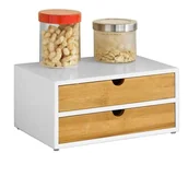 Meble kuchenne - SoBuy Pojemnik, kapsułki do kawy, bambus FRG180-WN - miniaturka - grafika 1