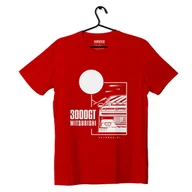 Odzież do sportów motorowych - T-shirt koszulka Mitsubishi 3000GT czerwona-L - miniaturka - grafika 1