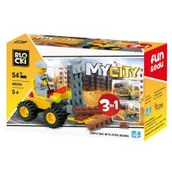 Klocki - ICOM Blocki MyCity Klocki 3w1 - Pojazdy Budowlane 54 el. KB6209 E11a - miniaturka - grafika 1