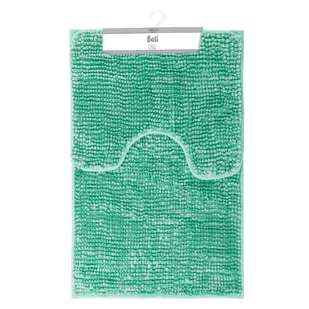AmeliaHome Komplet dywaników łazienkowych Bati turkusowy, 2 szt. 50 x 80 cm, 40 x 50 cm - Dywaniki łazienkowe - miniaturka - grafika 2