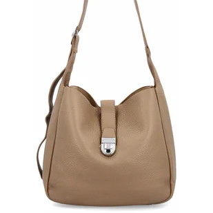 Torebka Damska Listonoszka z Kosmetyczką firmy Herisson 20R567 Ciemno Beżowa - Torebki damskie Torebka Damska Listonoszka z Kosmetyczką firmy Herisson 20R567 Ciemno Beżowa - Torebki damskie - miniaturka - grafika 1