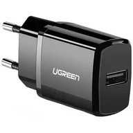 Ładowarki do telefonów - Ugreen Ugreen ładowarka sieciowa USB 2,1A czarny (50459) - Czarny 50459-ugreen - miniaturka - grafika 1