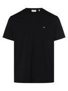 Koszulki męskie - Gant - T-shirt męski, czarny - miniaturka - grafika 1