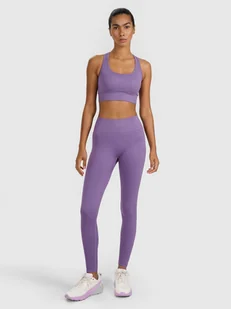 4F Legginsy treningowe bezszwowe damskie - fioletowe M/L - Legginsy 4F Legginsy treningowe bezszwowe damskie - fioletowe M/L - Legginsy - miniaturka - grafika 1