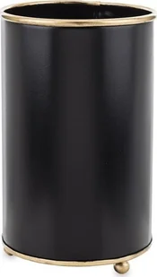 Art-Pol Osłonka metalowa czarna H: 21.5 cm - Donice - miniaturka - grafika 1