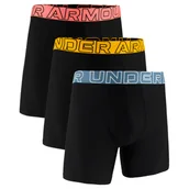 Majtki męskie - Bokserki męskie Under Armour Performance Tech - Solid 6in 3Pack Boundless Blue L - miniaturka - grafika 1
