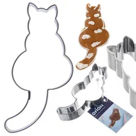 Formy do ciast - Wykrawacz do ciastek stalowy kot 8,5 cm - miniaturka - grafika 1