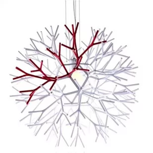 Step into design Lampa wisząca 62cm Step into design Coral Reef biało-czerwona ST-7101-1M - Lampy sufitowe - miniaturka - grafika 1
