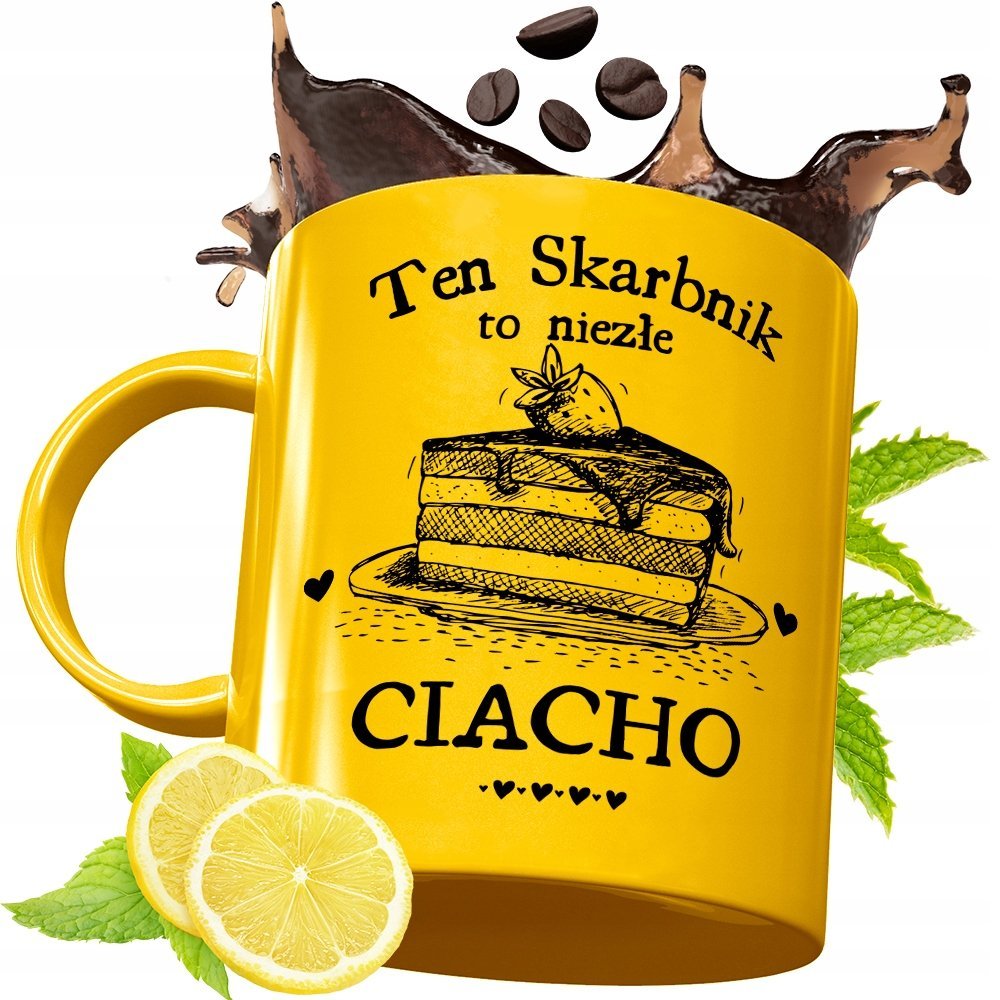 Złoty Kubek Premium Dla Skarbnika Prezent z Nadrukiem ze Zdjęciem + Opakowanie na prezent (wzór 02)