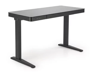Biurko czarne B52 z funkcją regulacji wysokości, bezprzewodowe ładowanie, port USB - Biurka - miniaturka - grafika 1