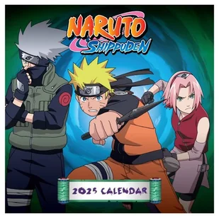 Naruto Shippuden kalendarz ścienny 2025 - Kalendarze - miniaturka - grafika 1