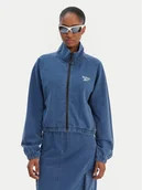 Bluzy damskie - Reebok Bluza Polina RK25486CCW Niebieski Regular Fit - miniaturka - grafika 1