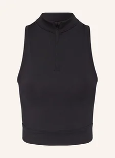 Under Armour Krótki Top Do Biegania Ua Run Anywhere schwarz - Koszulki i topy damskie - miniaturka - grafika 1