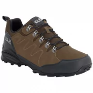 Buty trekkingowe męskie - Buty męskie Jack Wolfskin Refugio Texapore Low M Rozmiar butów (UE): 45,5 / Kolor: brązowy - miniaturka - grafika 1