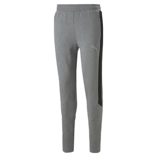 Spodnie dresowe męskie Puma EVOSTRIPE szare 84991703-L - Dresy męskie - miniaturka - grafika 1