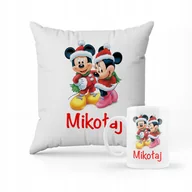 Gadżety dla niej i dla niego - ZESTAW PODUSZKA + KUBEK Z Nadrukiem Prezent Myszka Miki Minnie Mouse - miniaturka - grafika 1
