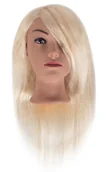 Główki treningowe - Efalock, główka treningowa Sophia, włosy ludzkie, jasny blond, 40-45cm - miniaturka - grafika 1