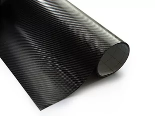 Folia rolka carbon 4D czarna 1,52x30m - Naklejki na drzwi i meble - miniaturka - grafika 1