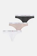 Majtki damskie - Tommy Hilfiger figi 3-pack kolor biały UW0UW05531 - miniaturka - grafika 1