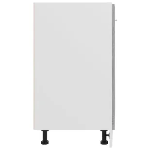 Lumarko Stojąca szafka kuchenna, szary dąb sonoma, 60x46x81,5 cm - Szafki do salonu - miniaturka - grafika 7