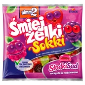 Żelki - Nimm2 Śmiejżelki NIMM2 ŚMIEJŻELKI SOKKI SŁODKI SAD 90G zakupy dla domu i biura! 31952831 - miniaturka - grafika 1