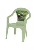 Zabawy w naśladowanie dorosłych - Krzesełko plastikowe pastel pistacja - miniaturka - grafika 1