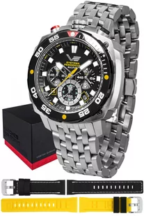 Zegarek Zegarek Vostok Europe VK67-650E725B Systema Periodicum Sulfur - Zegarki męskie - miniaturka - grafika 1