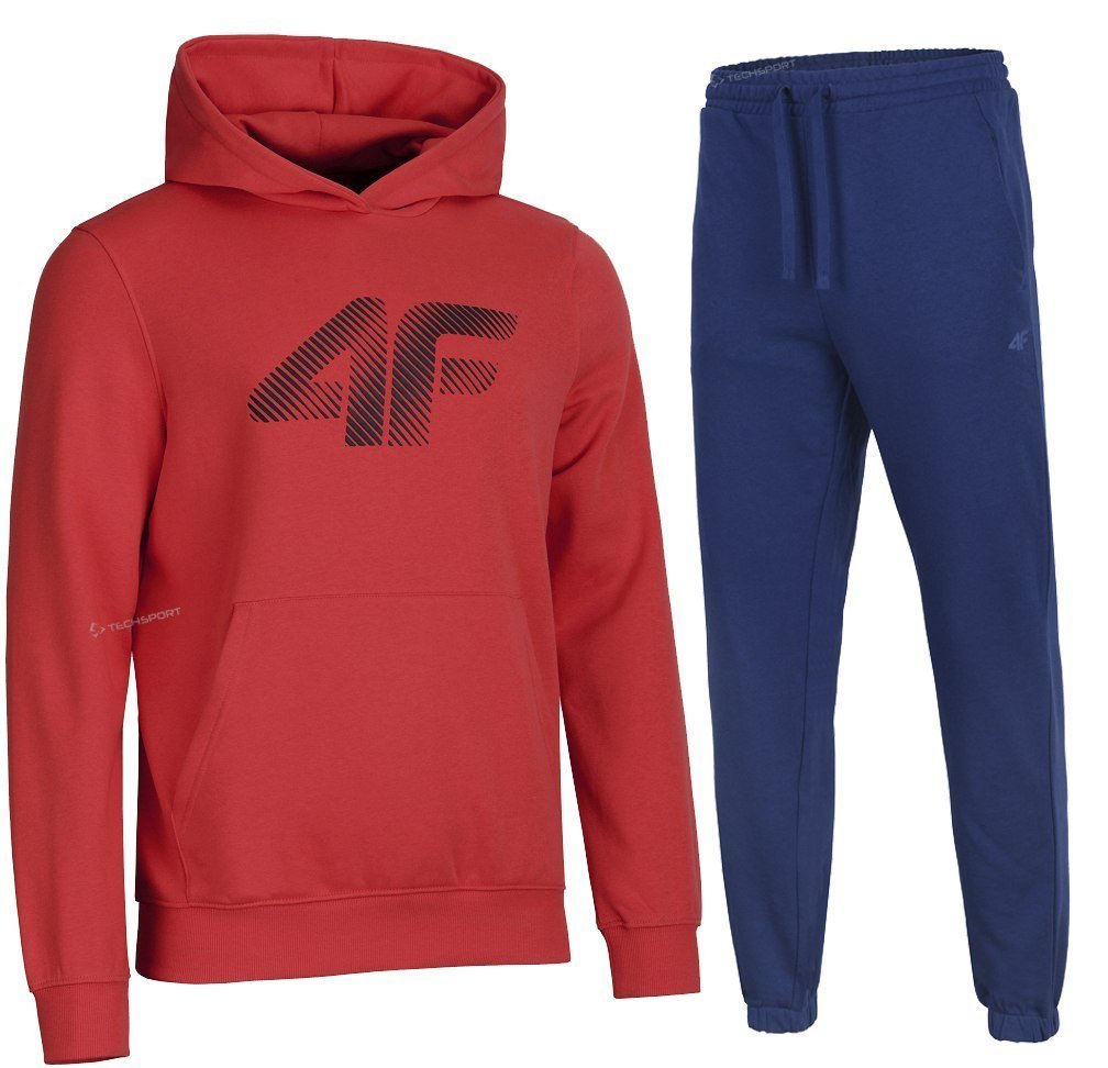 4F OCIEPLANY MÄSKI DRES BAWEĹNA KOMPLET BLUZA SPODNIE / rozm L