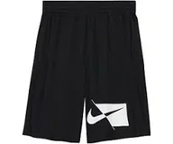 Spodenki damskie - Nike Szorty chłopięce B Nk Df Hbr, czarny/biały, 12 Lata - miniaturka - grafika 1