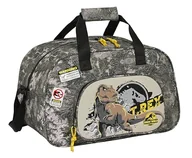 Torebki damskie - Safta JURASSIC WORLD WARNING torba sportowa, plecak, idealna dla dzieci w różnym wieku, wygodna i wszechstronna, jakość i wytrzymałość, 40 x 23 x 24 cm, kolor szary, Szary, Estándar, zwykły - miniaturka - grafika 1