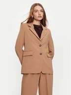 Marynarki i żakiety damskie - U.S. Polo Assn. Marynarka WUP0774 Beżowy Slim Fit - miniaturka - grafika 1