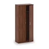 Szafy biurowe - B2B Partner Szafa szatniowa Mirelli A+ z wysuwanym wieszakiem, 800 x 400 x 1800 mm, orzech CF-CB03, CSS-881 - miniaturka - grafika 1