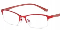 Okulary korekcyjne, oprawki, szkła - Okulary korekcyjne metalowe damskie metal -3 - miniaturka - grafika 1