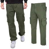 Odzież taktyczna i umundurowanie - Spodnie Alpha Industries Jet Pant 101212 142 - Dark Olive  30 - miniaturka - grafika 1