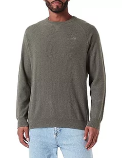 Lee Raglan Crew Knit bluza męska, zielony, L - Bluzy męskie - miniaturka - grafika 1