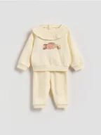 Komplety dla niemowląt - Reserved - Bawełniany komplet - złamana biel - miniaturka - grafika 1