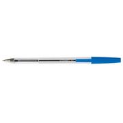 Długopisy - Q-CONNECT Długopis z wymiennym wkładem 0,7mm (linia), niebieski KF34043 - miniaturka - grafika 1