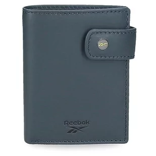 Reebok Switch Portfel pionowy z zamknięciem kliknij niebieski 8.5x10,5x1 cms Skóra, niebieski, Talla única, Portfolio pionowe z zamknięciem kliknięcia - Portfele - miniaturka - grafika 1