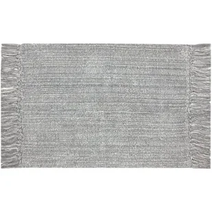 Dywan 50 x 70 Łazienkowy Lana Srebrny+Biały - Dywaniki łazienkowe - miniaturka - grafika 1