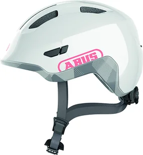 Abus Smiley 3.0 ACE LED Shiny White S Dziecięcy kask rowerowy - Kaski rowerowe - miniaturka - grafika 1