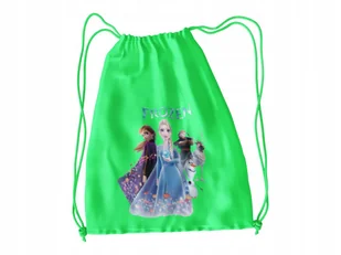 WOREK DO SZKOŁY WF/BUTY KRAINA LODU + IMIĘ - Torby szkolne - miniaturka - grafika 1
