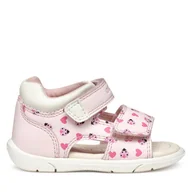 Buty dla dziewczynek - Sandały Geox B Sandal Zapito B556FC 000BC C8175 Różowy - miniaturka - grafika 1