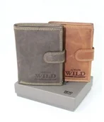 Portfele - Portfel Męski Skórzany ALWAYS WILD Skóra Licowa Duży Pionowy Z Zapięciem RIFD N4L-CHM 13 x 10 x 2 [cm] - miniaturka - grafika 1
