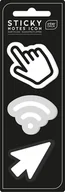 Notesy i bloczki - Notes Samoprzylepny ICON Komputerowe IT 75 sztuk - miniaturka - grafika 1