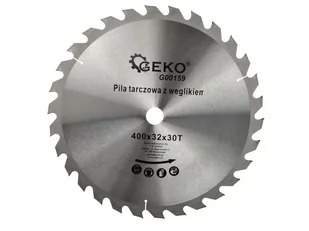 Geko G00159 piła tarczowa do cięcia drewna 400x32 mm 30 zębów - Tarcze do pił - miniaturka - grafika 1